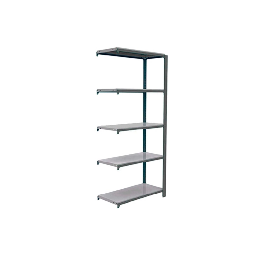 Etagère légère sans vis OFFICLICK 5/400 METAL A.M. ANTRACITE/GALVA ANTRACITE/GALVA 2100x900x400 - SIMONRACK