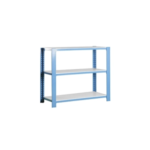 Etagère légère sans vis OFFICLICK 3/300 METAL I.M. BLEU/BLANC BLEU/BLANC 1000x900x300 - SIMONRACK