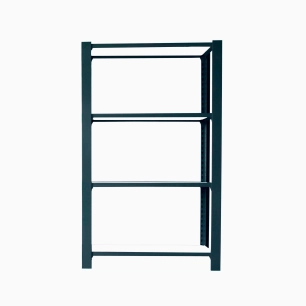 Etagère légère sans vis OFFICLICK 4/400 METAL I.M. ANTRACITE/BLANC ANTRACITE/BLANC 1500x900x400 - SIMONRACK