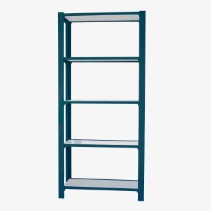 Etagère légère sans vis OFFICLICK 5/300 METAL I.M. ANTRACITE/BLANC ANTRACITE/BLANC 2100x900x300 - SIMONRACK