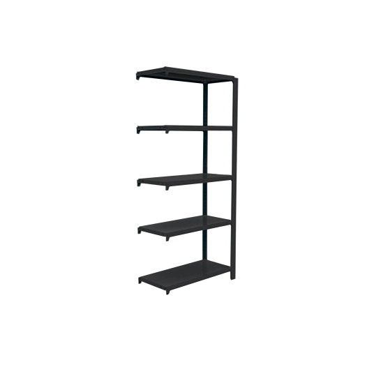 Etagère légère sans vis OFFICLICK 5/300 METAL A.M. ANTRACITE/ANTRACITE ANTRACITE 2100x900x300 - SIMONRACK