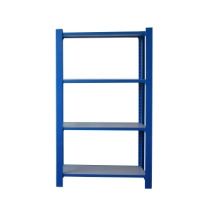 Etagère légère sans vis OFFICLICK 4/300 WOOD I.M. BLEU/BLANC BLEU/BLANC 1500x900x300 - SIMONRACK
