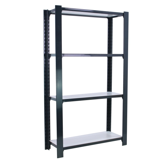 Etagère légère sans vis OFFICLICK 4/300 WOOD I.M. ANTRACITE/BLANC ANTRACITE/BLANC 1500x900x300 - SIMONRACK