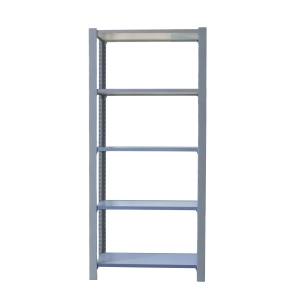Etagère légère sans vis OFFICLICK 5/300 WOOD I.M. GRIS/BLANC GRIS/BLANC 2100x900x300 - SIMONRACK
