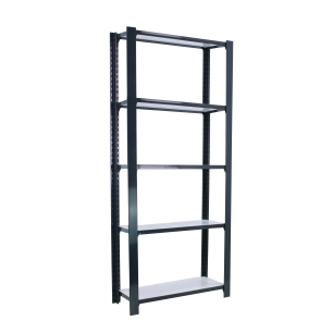 Etagère légère sans vis OFFICLICK 5/300 WOOD I.M. ANTRACITE/BLANC ANTRACITE/BLANC 2100x900x300 - SIMONRACK