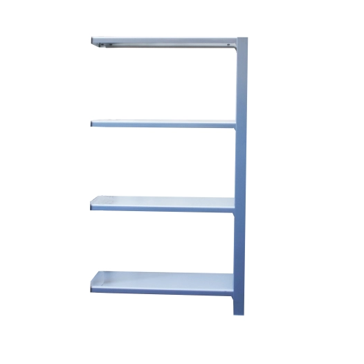 Etagère légère sans vis OFFICLICK 4/400 WOOD A.M. GRIS/BLANC GRIS/BLANC 1500x900x400 - SIMONRACK