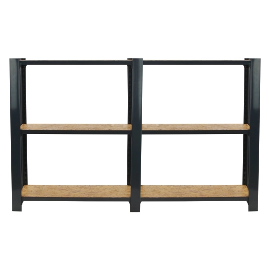 Etagère légère sans vis OFFICLICK 3/300 WOOD 1600 ANTRACI/OSB + PLAQUES 1000 ANTRACITE/OSB 1000x1600x300 - SIMONRACK