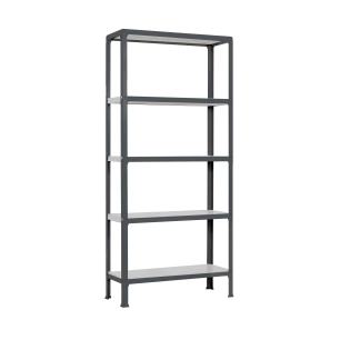 Etagère légère sans vis SIMONHOME CLICK PLUS 5/300 ANTRACITE/BLANC ANTRACITE 1800x1000x300 - SIMONRACK