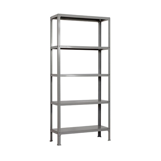 Etagère légère sans vis SIMONHOME CLICK MINI 5/300 GRIS GRIS 1800x800x300 - SIMONRACK