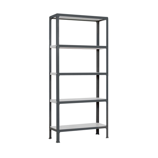 Etagère légère sans vis SIMONHOME CLICK MINI 5/300 ANTRACITE/BLANC ANTRACITE/BLANC 1800x800x300 - SIMONRACK