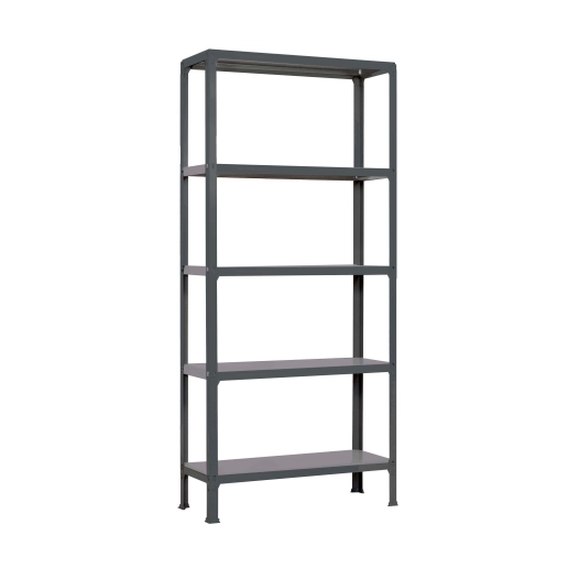 Etagère légère sans vis SIMONHOME CLICK MINI 5/300 ANTRACITE/GALVA ANTRACITE 1800x800x300 - SIMONRACK