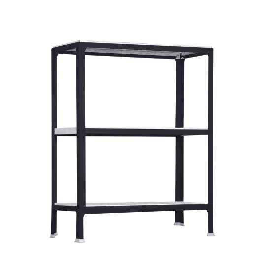 Etagère légère sans vis SIMONHOME CLICK MINI 3/300 ANTRACITE/GALVA ANTRACITE 900x800x300 - SIMONRACK