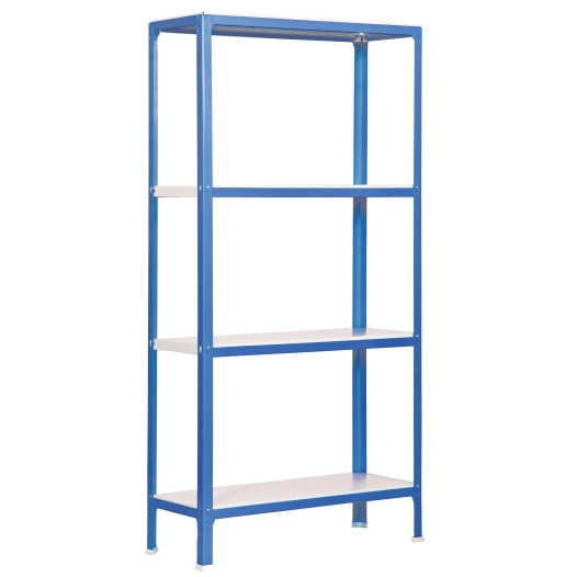 Etagère légère sans vis SIMONHOME CLICK PLUS 4/300 BLEU/BLANC BLEU/BLANC 1600x1000x300 - SIMONRACK