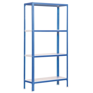 Etagère légère sans vis SIMONHOME CLICK PLUS 4/300 BLEU/BLANC BLEU/BLANC 1600x1000x300 - SIMONRACK
