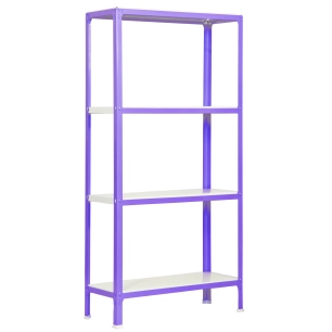 Etagère légère sans vis SIMONHOME CLICK PLUS 4/300 VIOLET/BLANC VIOLET/BLANC 1600x1000x300 - SIMONRACK