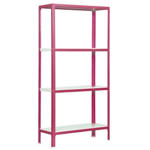 Etagère légère sans vis SIMONHOME CLICK MINI 4/300 ROSE/BLANC ROSE/BLANC 1600x800x300 - SIMONRACK