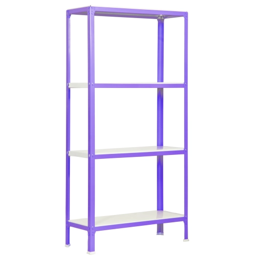 Etagère légère sans vis SIMONHOME CLICK MINI 4/300 VIOLET/BLANC VIOLET/BLANC 1600x800x300 - SIMONRACK