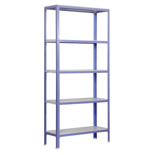 Etagère légère sans vis SIMONHOME CLICK MINI 5/300 VIOLET/BLANC VIOLET/BLANC 1800x800x300 - SIMONRACK