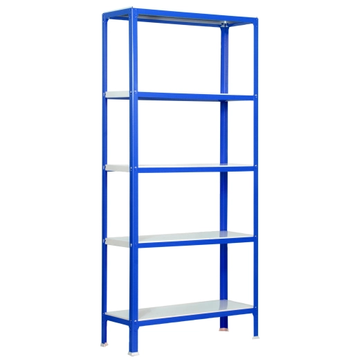 Etagère légère sans vis SIMONHOME CLICK MINI 5/400 BLEU/BLANC BLEU/BLANC 1800x800x400 - SIMONRACK