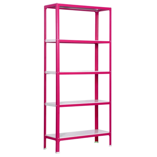 Etagère légère sans vis SIMONHOME CLICK MINI 5/400 ROSE/BLANC ROSE/BLANC 1800x800x400 - SIMONRACK