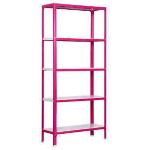 Etagère légère sans vis SIMONHOME CLICK MINI 5/400 ROSE/BLANC ROSE/BLANC 1800x800x400 - SIMONRACK
