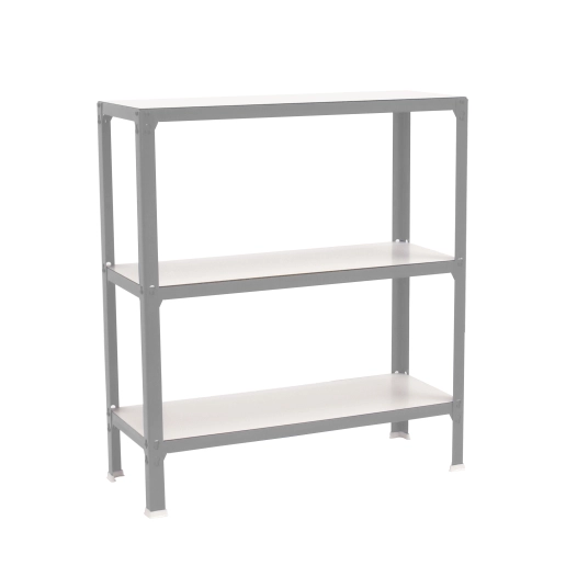 Etagère légère sans vis SIMONHOME CLICK WOOD PLUS 3/300 GRIS/BLANC GRIS/BLANC 900x1000x300 - SIMONRACK