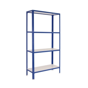 Etagère légère sans vis SIMONHOME CLICK WOOD PLUS 4/300 BLEU/BLANC BLEU/BLANC 1600x1000x300 - SIMONRACK