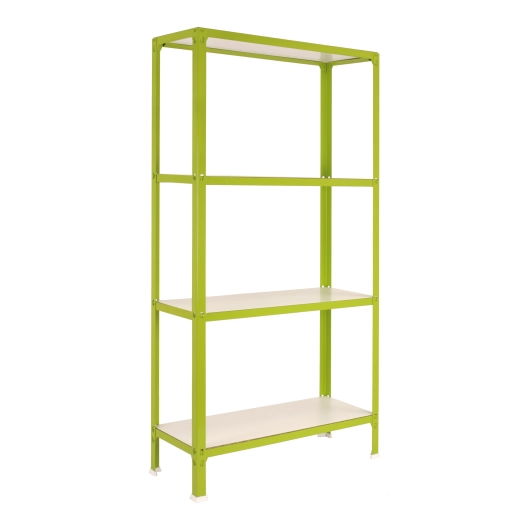 Etagère légère sans vis SIMONHOME CLICK WOOD PLUS 4/300 VERT/BLANC VERT/BLANC 1600x1000x300 - SIMONRACK