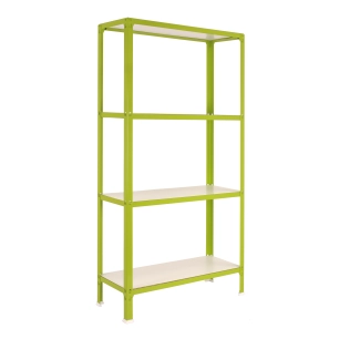 Etagère légère sans vis SIMONHOME CLICK WOOD PLUS 4/300 VERT/BLANC VERT/BLANC 1600x1000x300 - SIMONRACK