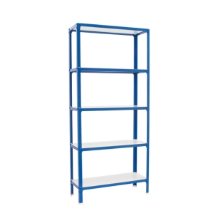 Etagère légère sans vis SIMONHOME CLICK WOOD PLUS 5/300 BLEU/BLANC BLEU/BLANC 1800x1000x300 - SIMONRACK