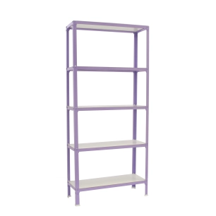 Etagère légère sans vis SIMONHOME CLICK WOOD PLUS 5/300 VIOLET/BLANC VIOLET/BLANC 1800x1000x300 - SIMONRACK