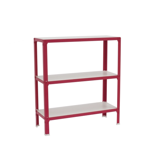 Etagère légère sans vis SIMONHOME CLICK WOOD MINI 3/300 ROSE/BLANC ROSE/BLANC 900x800x300 - SIMONRACK