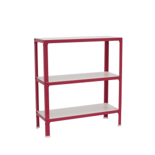 Etagère légère sans vis SIMONHOME CLICK WOOD MINI 3/300 ROSE/BLANC ROSE/BLANC 900x800x300 - SIMONRACK