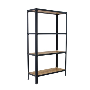 Etagère légère sans vis SIMONHOME CLICK WOOD MINI 4/300 ANTRACITE/OSB ANTRACITE/OSB 1600x800x300 - SIMONRACK