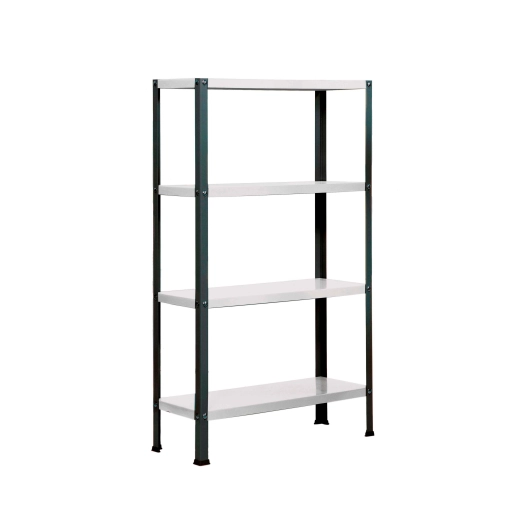 Etagère légère sans vis SIMONHOME CLASSIC PLUS 4/300 ANTRACITE/BLANC ANTRACITE/GALVA 1600x1000x300 - SIMONRACK