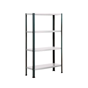 Etagère légère sans vis SIMONHOME CLASSIC MINI 4/300 ANTRACITE/BLANC ANTRACITE/GALVA 1600x800x300 - SIMONRACK