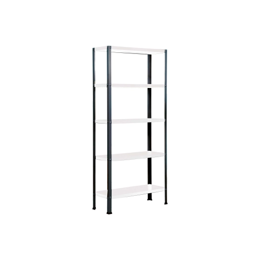 Etagère légère sans vis SIMONHOME CLASSIC MINI 5/300 ANTRACITE/BLANC ANTRACITE/GALVA 1800x800x300 - SIMONRACK