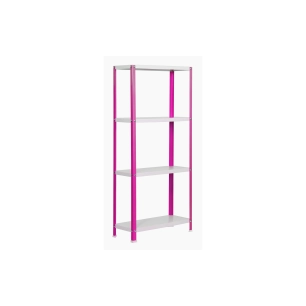 Etagère légère sans vis SIMONHOME CLASSIC MINI 4/400 ROSE/BLANC ROSE/BLANC 1600x800x400 - SIMONRACK