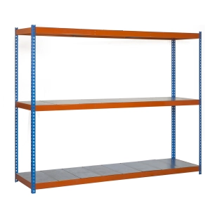 Etagère sans vis SIMONFORTE 1506-3 METAL 1500 BLEU/ORANG/GAL BLEU/ORANGE/GALVA 1500x1500x600 - SIMONRACK