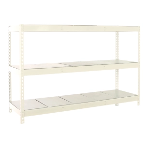 Etagère sans vis SIMONFORTE 2409-3 METAL BLANC/GALVA BLANC/GALVA 2000x2400x900 - SIMONRACK