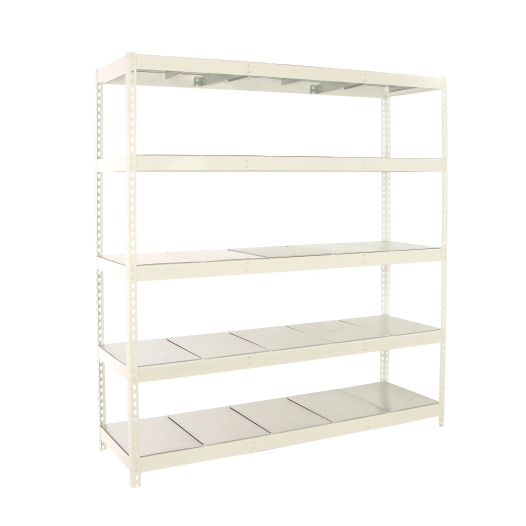 Etagère sans vis SIMONFORTE 2409-5 METAL BLANC/GALVA BLANC/GALVA 2000x2400x900 - SIMONRACK
