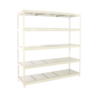 Etagère sans vis SIMONFORTE 2409-5 METAL BLANC/GALVA BLANC/GALVA 2000x2400x900 - SIMONRACK
