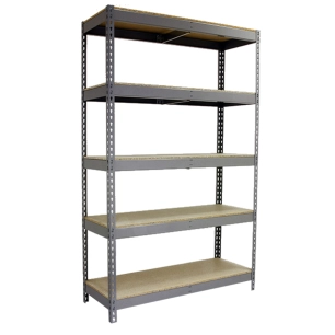 Etagère sans vis SIMONFORTE 1807-5 CHIPBOARD GRIS/BOIS GRIS 2000x1800x750 - SIMONRACK