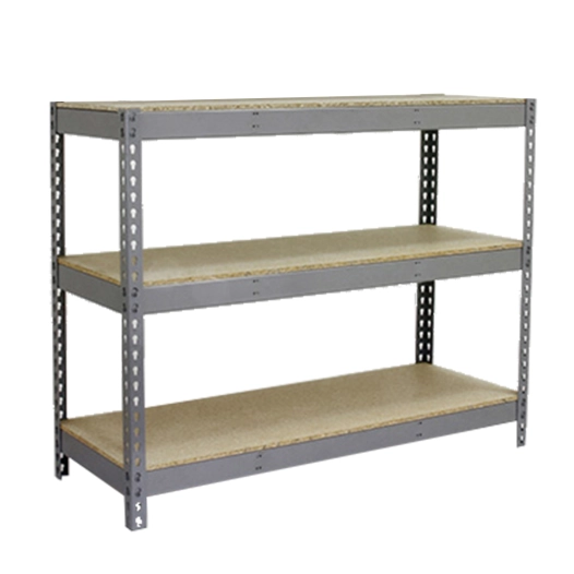 Etagère sans vis SIMONFORTE 2409-3 CHIPBOARD GRIS/BOIS GRIS/BOIS 2000x2400x900 - SIMONRACK