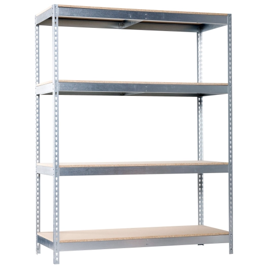 Etagère sans vis SIMONFORTE 2409-4 CHIPBOARD GALVA/BOIS GALVA/BOIS 2000x2400x900 - SIMONRACK