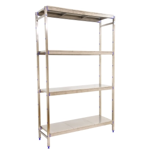 Etagère sans vis SIMONINOX INITIAL 4SS/1600x860x500 ACIER INOX 1600x860x500 - SIMONRACK