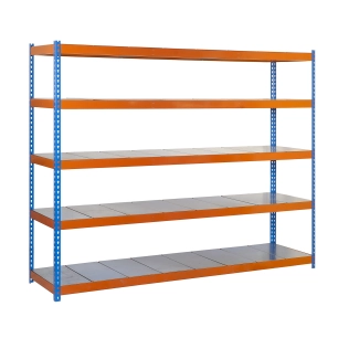 Etagère sans vis ECOFORTE 1204-5 METAL GALVA/GALVA GALVANISÉ 2000x1200x450 - SIMONRACK