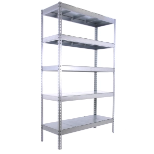 Etagère sans vis ECOFORTE 1804-5 METAL GALVA/GALVA GALVANISÉ 2000x1800x450 - SIMONRACK