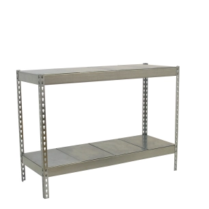 Etagère sans vis ECOFORTE 1504-2 METAL 900 GALVA/GALVA GALVANISÉ 900x1500x450 - SIMONRACK
