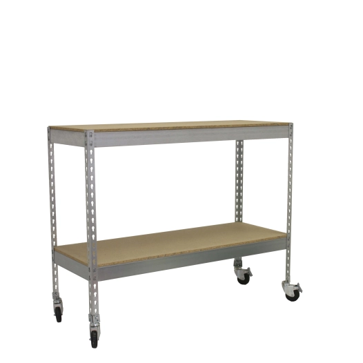 Etagère sans vis ECOFORTE MOB. 1207-2 CHIPBOARD 900 GALVA/BOIS GALVA/BOIS 975x1200x750 - SIMONRACK